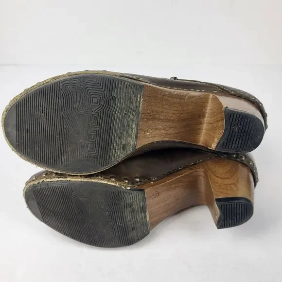 Dansko Rihanna Women's Buckle Studded Ankle Boot Heeled Elastic EU 40 US 9.5–10 - Picture 15 of 16